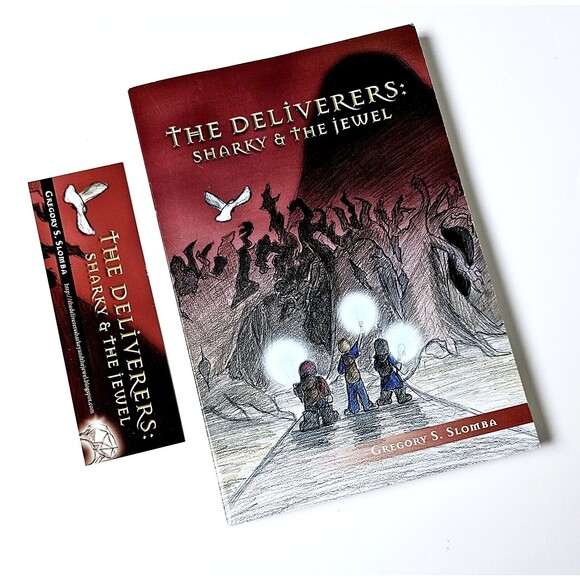 THE DELIVERERS SHARKY AND THE JEWEL SIGNED 1st Gregory S Slomba Award Winner NEW - Picture 1 of 9